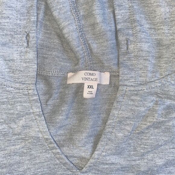 Como Vintage 2XL Gray Pullover Short sleeve Shirt - Picture 2 of 5